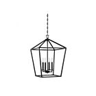 Savoy House Essentials Townsend 3-321-4-44 4-Lights 240W Classic Bronze Pendant