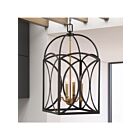 Savoy House Talbot 3-4081-4-79 4-Lights 240W English Bronze and Warm Brass Pendant