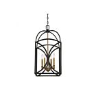 Savoy House Talbot 3-4081-4-79 4-Lights 240W English Bronze and Warm Brass Pendant