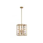 Savoy House Birch 3-4197-4-322 4-Lights 240W Warm Brass Pendant