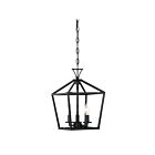 Savoy House Essentials Townsend 3-420-3-89 3-Lights 180W Matte Black Pendant