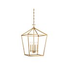 Savoy House Essentials Townsend 3-421-4-322 4-Lights 240W Warm Brass Pendant