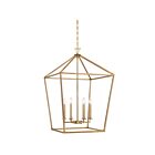 Savoy House Essentials Townsend 3-422-6-322 6-Lights 360W Warm Brass Pendant