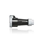 Leviton 530C5WLEV 30 Amp Pin & Sleeve Connector-Black