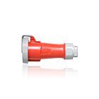 Leviton 430C7WLEV 30 Amp Pin & Sleeve Connector-Red