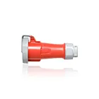 Leviton 330C7WLEV 30 Amp Pin & Sleeve Connector-Red