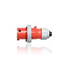 Leviton 330P7WLEVA 30 Amp Pin & Sleeve Plug Nsf-Red