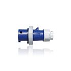 Leviton 530P9WLEV 30 Amp Pin & Sleeve Plug-Blue