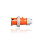 Leviton 430P12WLEV 30 Amp Pin & Sleeve Plug-Orange