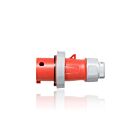 Leviton 430P7WLEV 30 Amp Pin & Sleeve Plug-Red