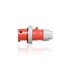 Leviton 330P7WLEV 30 Amp Pin & Sleeve Plug-Red