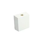 Leviton 4625A-24W White 4-Cond Surface Mount Jack