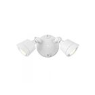 Savoy House Essentials 4-FLOOD-A2-3000K-WH 44W White LED Double Flood Light