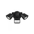 Savoy House Essentials 4-FLOOD-MS-A2-3000K-BK 44W Black LED Motion Sensored Double Flood Light