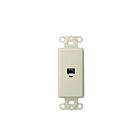 Leviton 40649-T Telephone Wall Jack Insert