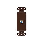 Leviton 40681-B Brown Catv Decora Jack