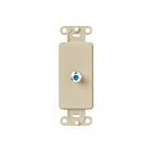 Leviton 40681-I Ivory Catv Decora Jack