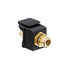 Leviton 40830-BEE Black/Black Jack Rca Speaker