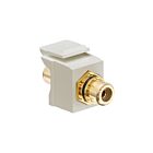Leviton 40830-BIE Female/Female Snap-In Connector