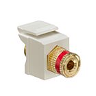 Leviton 40833-BIR Snap-In Bind Post Jack