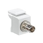 Leviton 41084-SWZ White Rg6 Coax Wall Jack