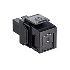 Leviton 41085-MEC Black Multimode Simplex Adapter