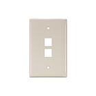 Leviton 41091-2TN 2-Port Midsize Wallplate