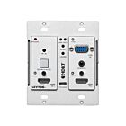 Leviton 41920-HRC Hdmi Vga Hdbt Wallplate