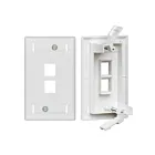 Leviton 42090-2WS 2-Port Wallplate