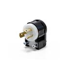 Leviton 4720-CA Black Angled Plug-Nm L5-15P