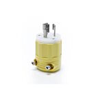 Leviton 47CM-20C Yellow Plug-Nm L5-15P