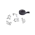 Leviton 49605-AST Plastic Saddle Tie Kit W/Velcro