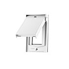 Leviton 4998-W 1 Gang White Gfci Wallplate