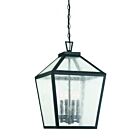 Savoy House 5-104-BK Woodstock 4-Lights 240W Outdoor Hanging Lantern