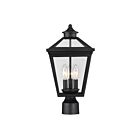 Savoy House Ellijay 5-147-BK 3-Lights 180W Black Outdoor Post Lantern