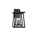 Savoy House 5-2023-BK Denver 3-Lights 180W Matte Black Outdoor Wall Lantern