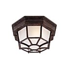 Savoy House 5-2066-72 Exterior Collections 1-Lights 60W Rustic Bronze Outdoor Flush Mount