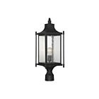 Savoy House Dunnmore 5-3454-BK 1-Light 60W Black Outdoor Post Lantern