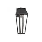 Savoy House 5-355-BK Brookline 1-Light 14W Matte Black Outdoor Wall Lantern