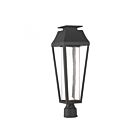 Savoy House Brookline 5-356-BK 1-Light 4.5W Matte Black Outdoor Post Lantern