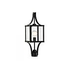 Savoy House Raeburn 5-476-144 1-Light 60W Matte Black and Weathered Brushed Brass Outdoor Post Lantern