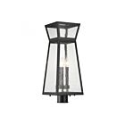 Savoy House Millford 5-633-BK 3-Lights 180W Matte Black Outdoor Post Lantern