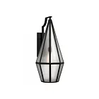Savoy House 5-708-BK Peninsula 1-Light 60W Matte Black Outdoor Wall Lantern