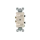 Leviton 5224-2T Combo 2 Switch Sp
