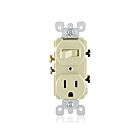 Leviton 5225-T Combo Switch/Receptacle