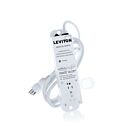 Leviton 5302M-1N7 Bk 15A Med Grade Power Strip Non Surge 2 Outlet 7Ft Cord
