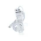 Leviton 5302M-2N5 Bk 20A Med Grade Power Strip Non Surge 2-Outlets 15Ft Cord