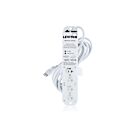 Leviton 5304M-2S5 Med 20A Surge 4-Receptacle 15Ft