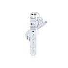 Leviton 5306M-1S5 Med 15A Surge 6-Receptacle 15Ft