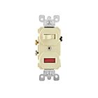 Leviton 5336-I Comb Sp20A Switch&Ind Light